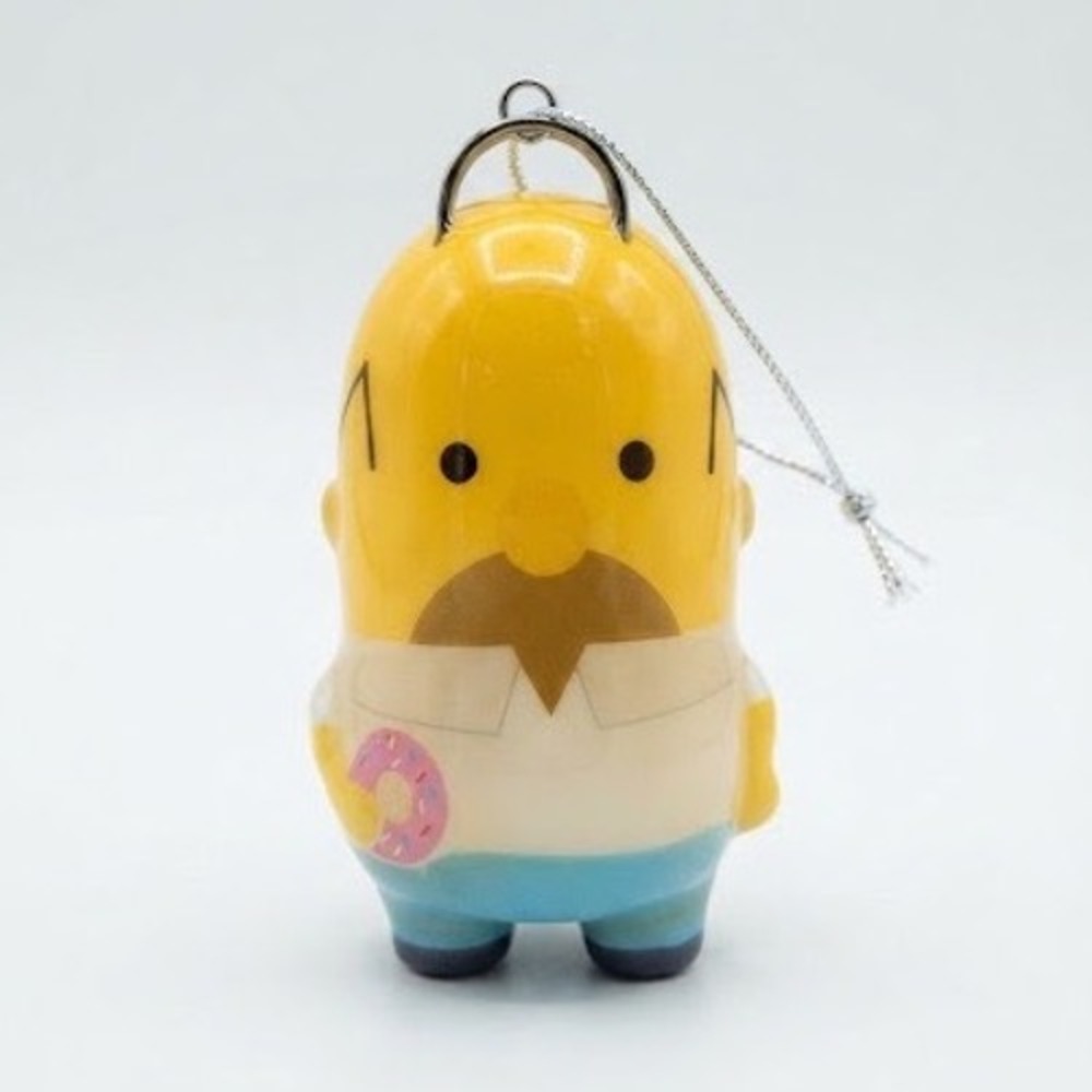 The Simpsons Homer Simpson Ceramic Ornament 2014 Matt Groening Fox Donut Yellow